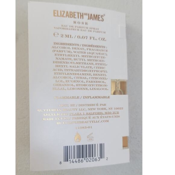 Elizabeth and James Nirvana Rose 0.07 oz 2 ml EDP Spray Mini Travel Sample - Picture 2 of 4